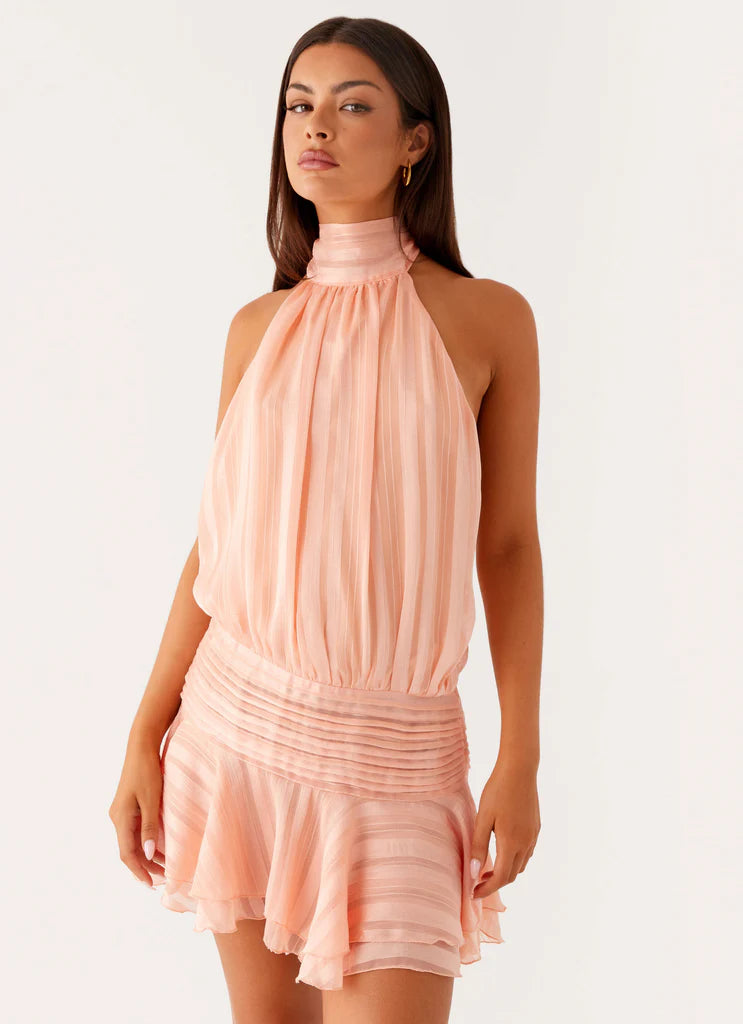 Lunea Chiffon Mini Dress