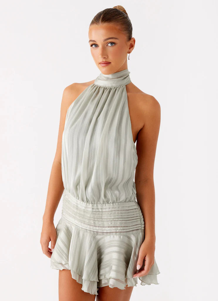 Lunea Chiffon Mini Dress
