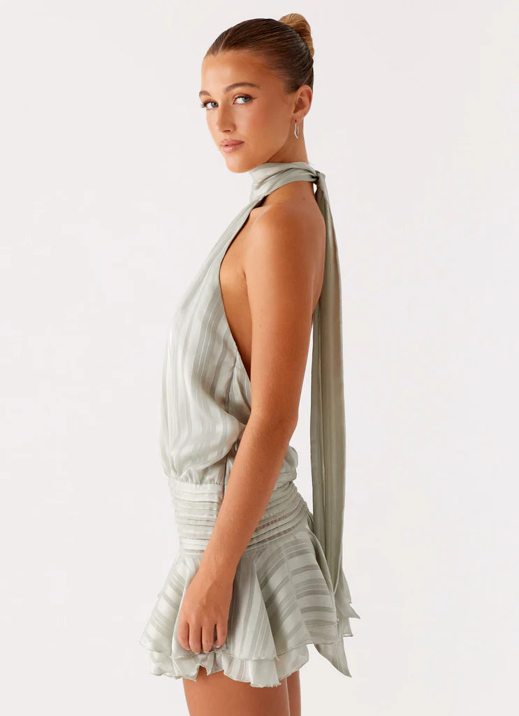 Lunea Chiffon Mini Dress
