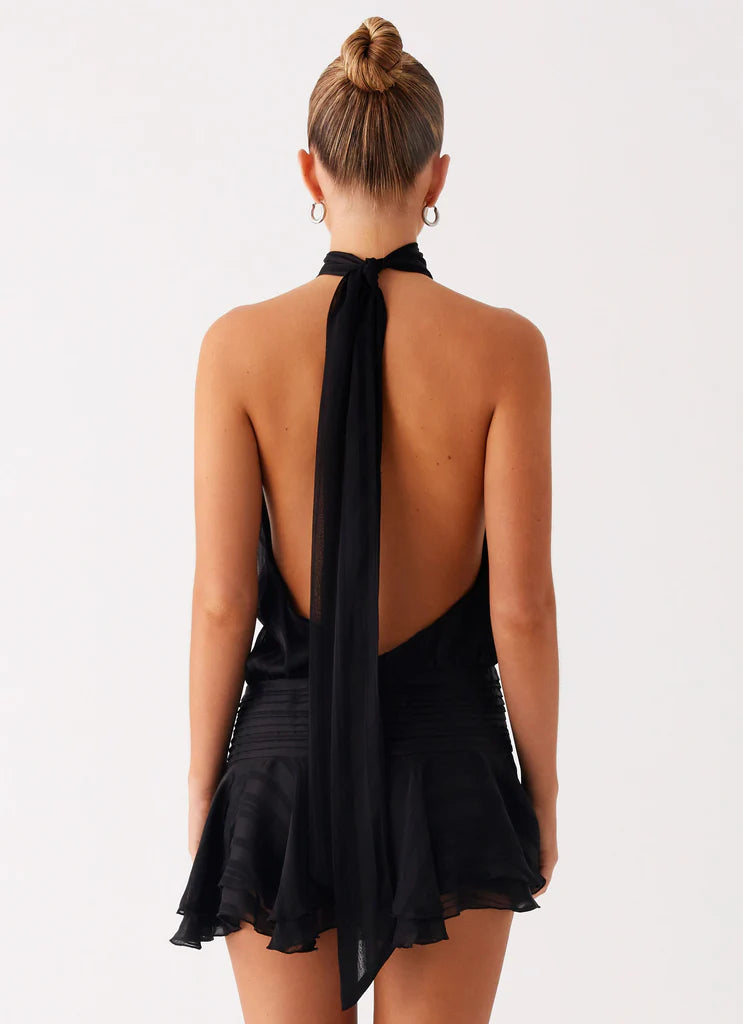 Lunea Chiffon Mini Dress