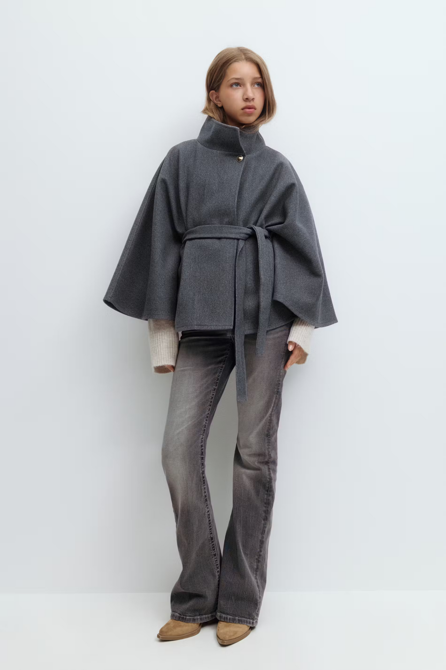 Tara Belted Cape
