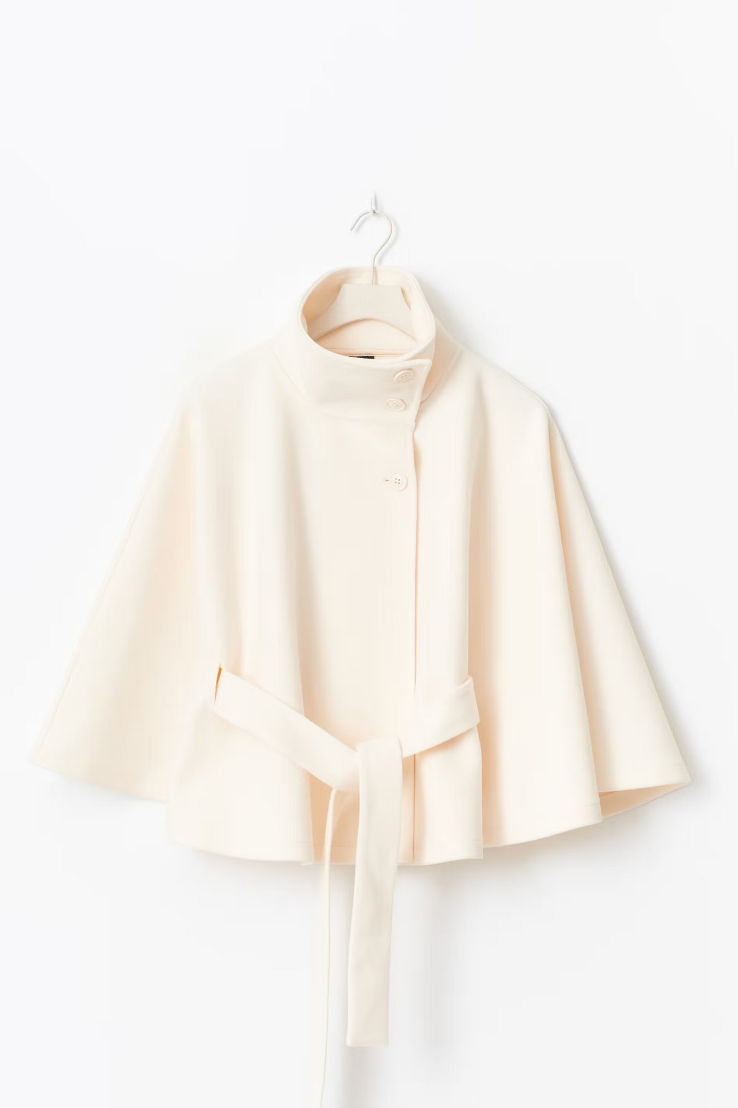 Sira Belted Cape Coat