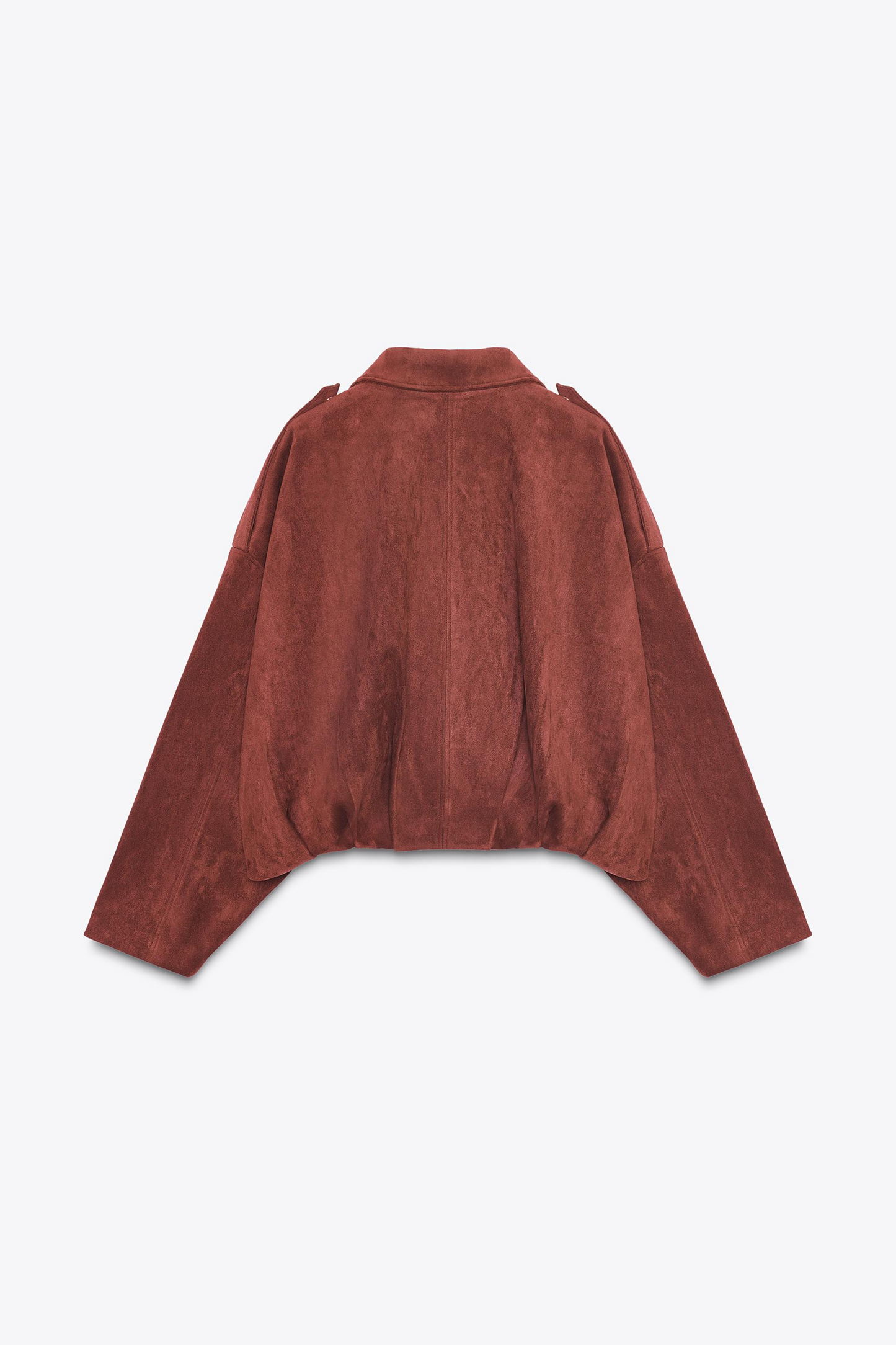 Tessa Suede Bomber Jacket