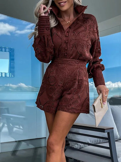 Evelyn Lace Mini Dress