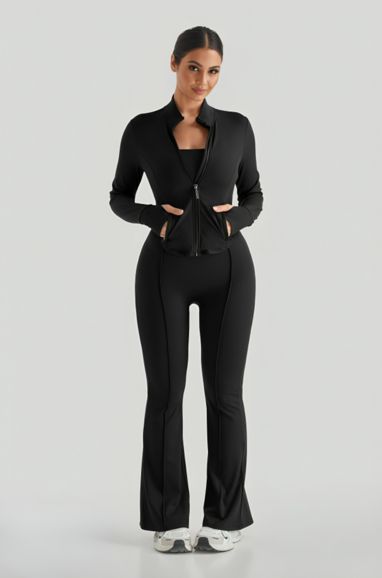 Enola High Zip Set