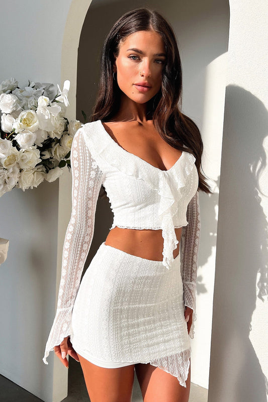 Zelia Skirt and Crop Top set
