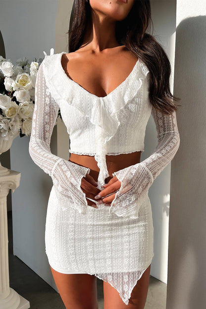 Zelia Skirt and Crop Top set