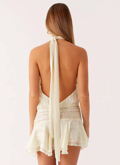 Lunea Chiffon Mini Dress